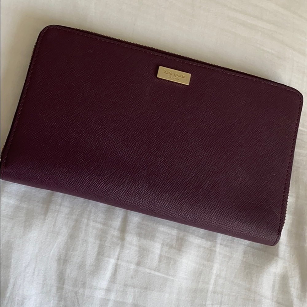 Plum Kate Spade Wallet